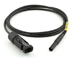 Cordon de mesure MC4 Mâle Noir Stäubli PV-AMLS4/150 