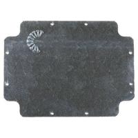 Plaque de fond alu pour boîte Gewiss GW44207 190x140 