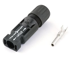 Connecteur MC4 mâle 4 ou 6 mm² Stäubli Electrical PV-KST4/6II 