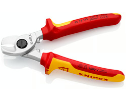 Coupe-câbles Knipex 95 16 165 pour câbles solaires 