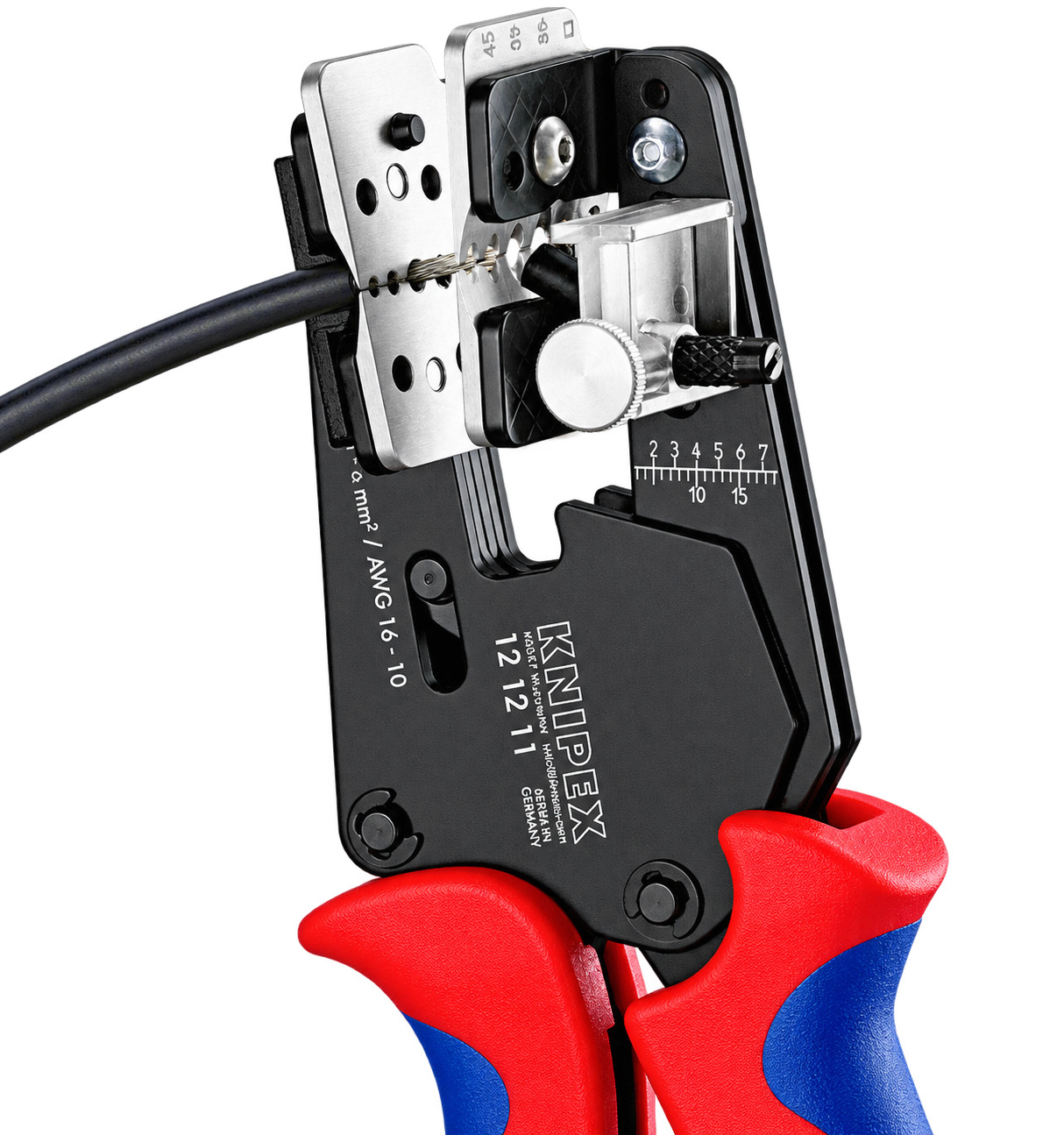 Pince à dénuder 4/6/10 mm² Knipex 12 12 12 